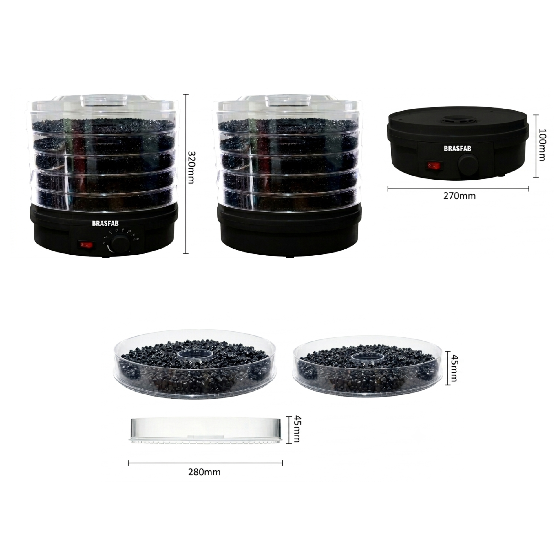 Desumidificador e Secador de Pellets FAB-D500 - Imagem 2
